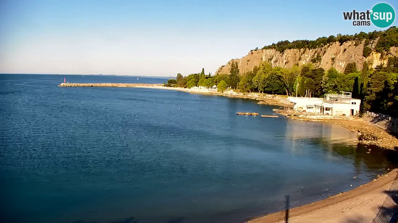 Webcam Sistiana – Pogled na marinu i zaljev