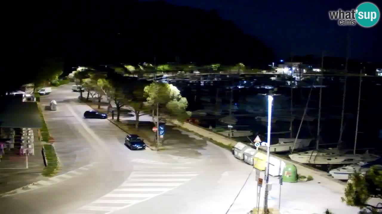Spletna kamera Sesljan (Sistiana) – Pogled na marino in zaliv
