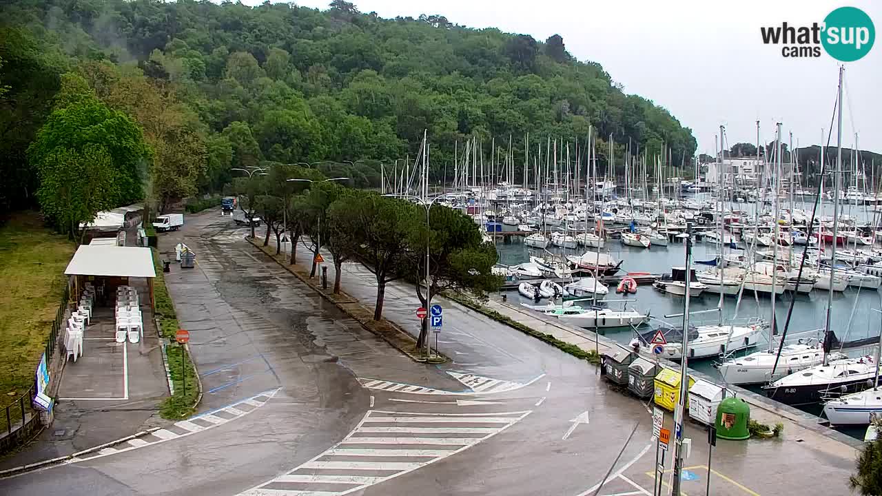 Webcam Sistiana – Vista sulla marina e sulla baia