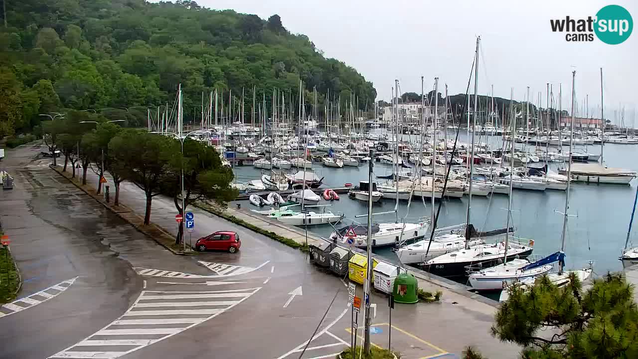 Webcam Sistiana – Blick auf Marina und Bucht