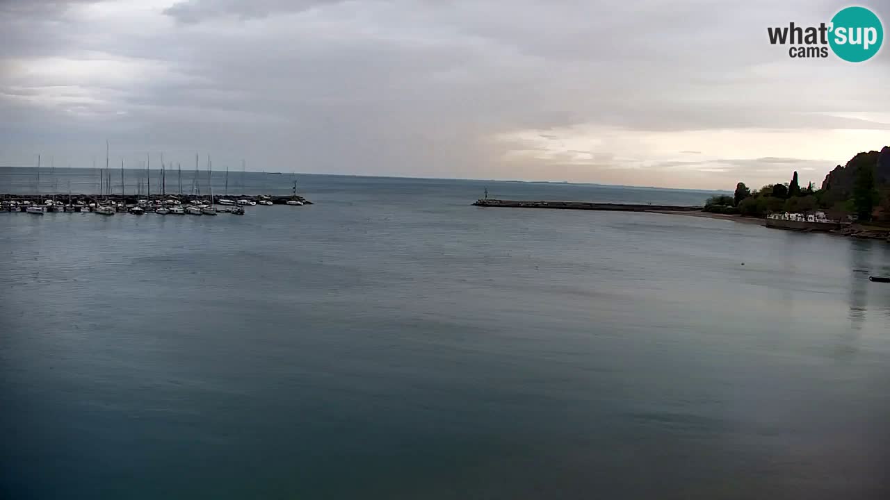 Webcam Sistiana – Vista sulla marina e sulla baia