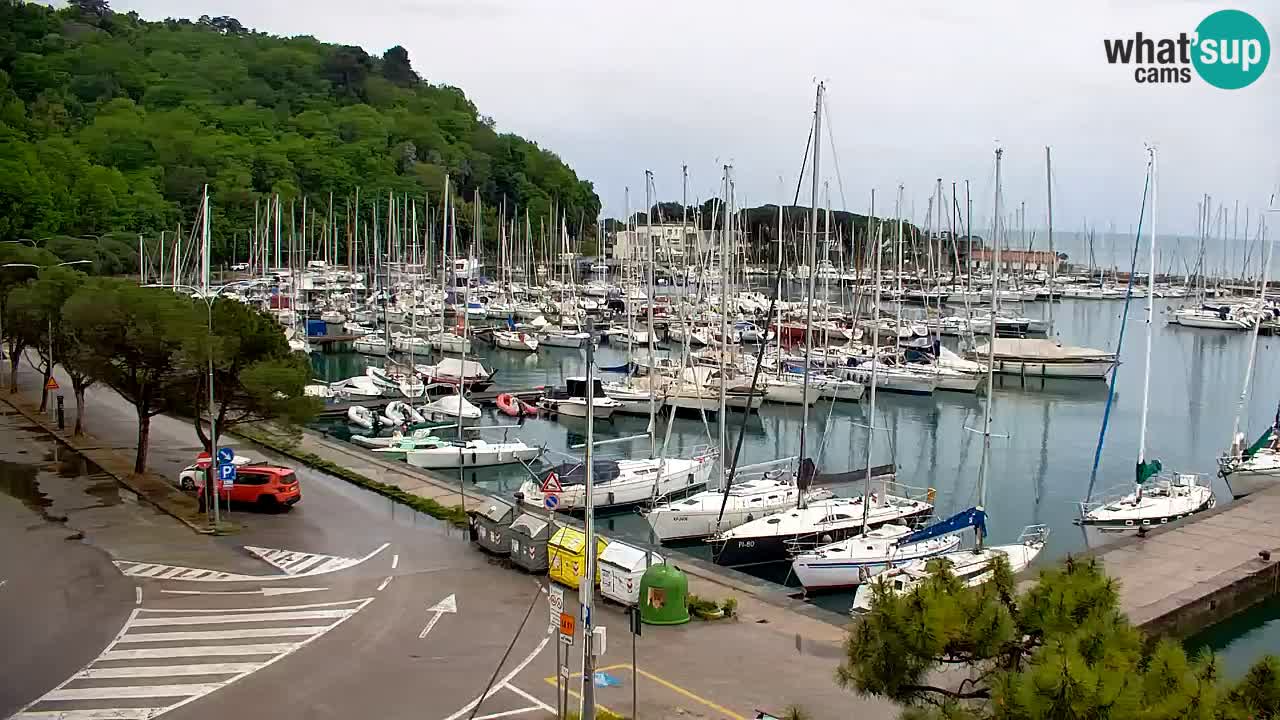 Webcam Sistiana – Vista sobre la marina y la bahía