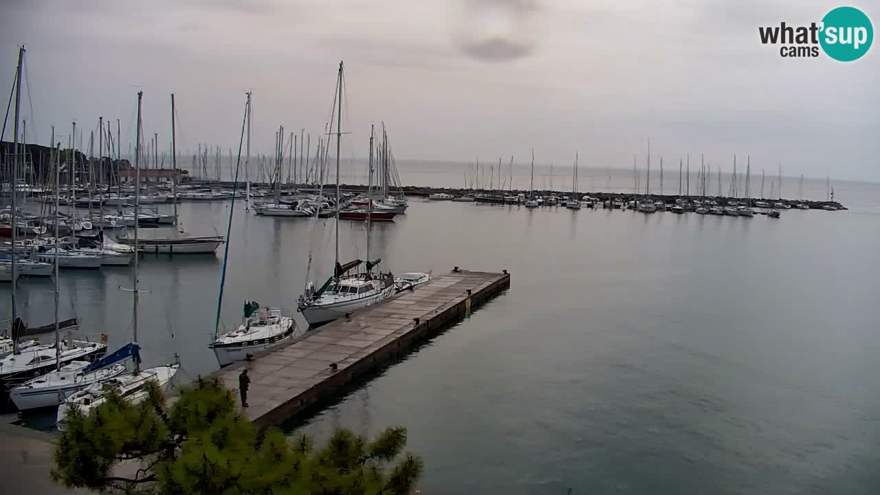 Webcam Sistiana – Blick auf Marina und Bucht