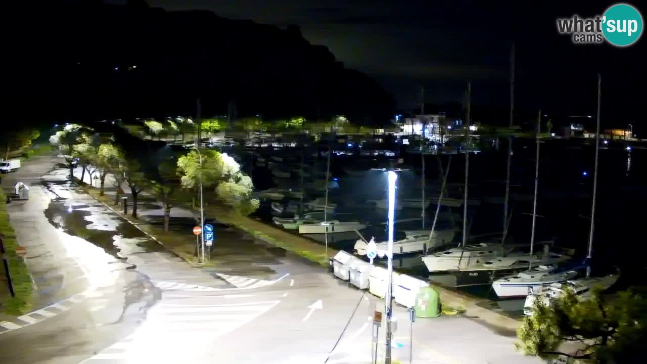 Webcam Sistiana – Vista sobre la marina y la bahía