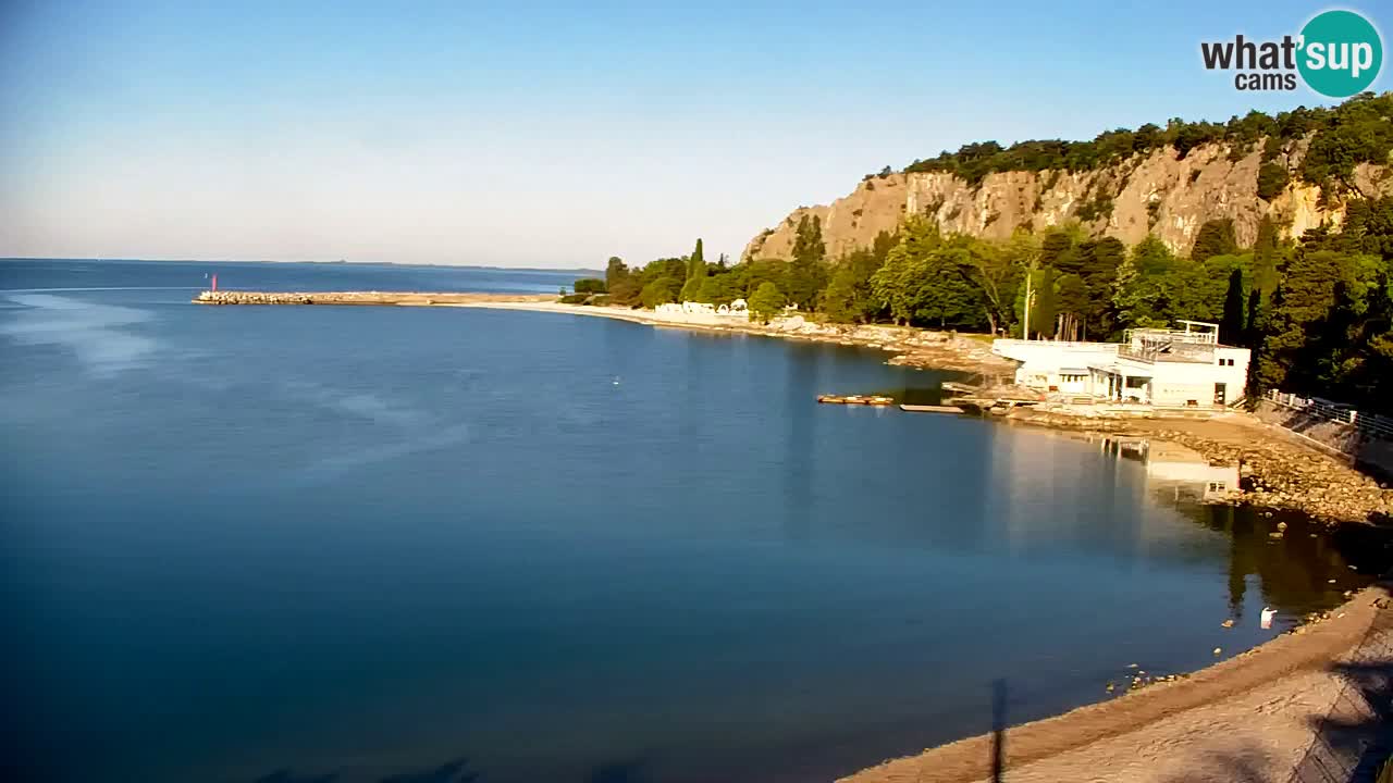 Webcam Sistiana – Blick auf Marina und Bucht