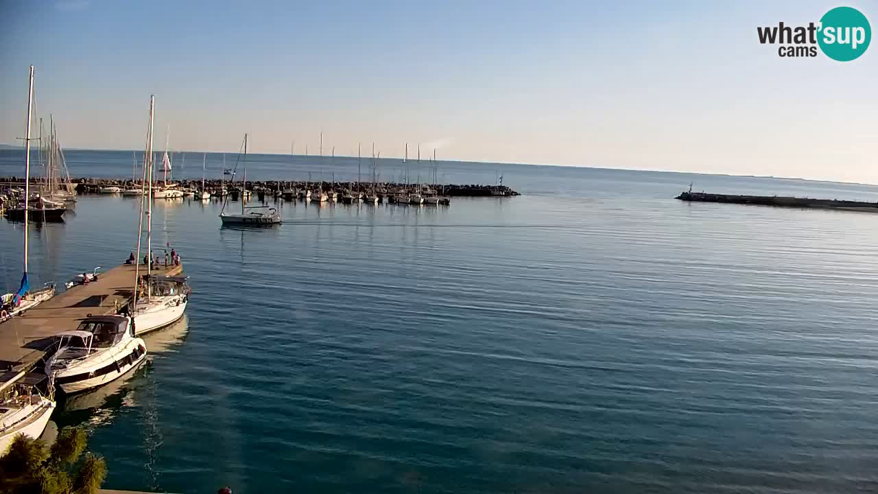 Webcam Sistiana – Blick auf Marina und Bucht