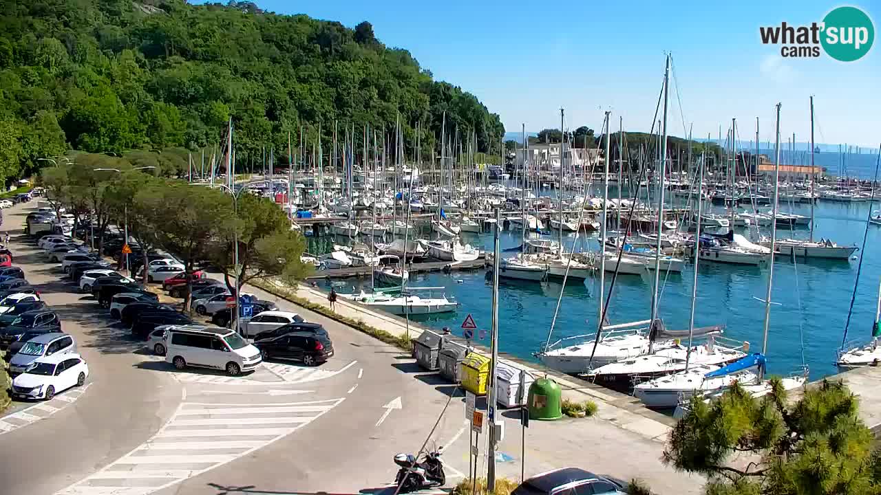 Webcam Sistiana – Blick auf Marina und Bucht