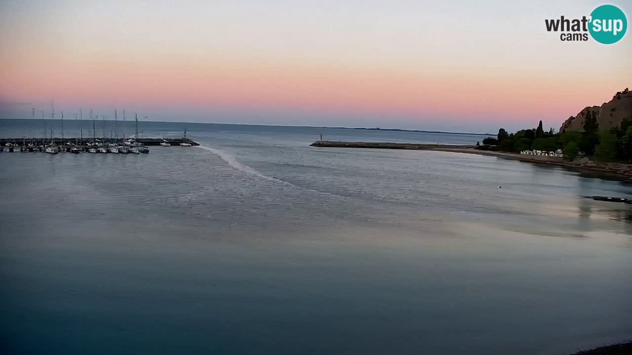Webcam Sistiana – Pogled na marinu i zaljev