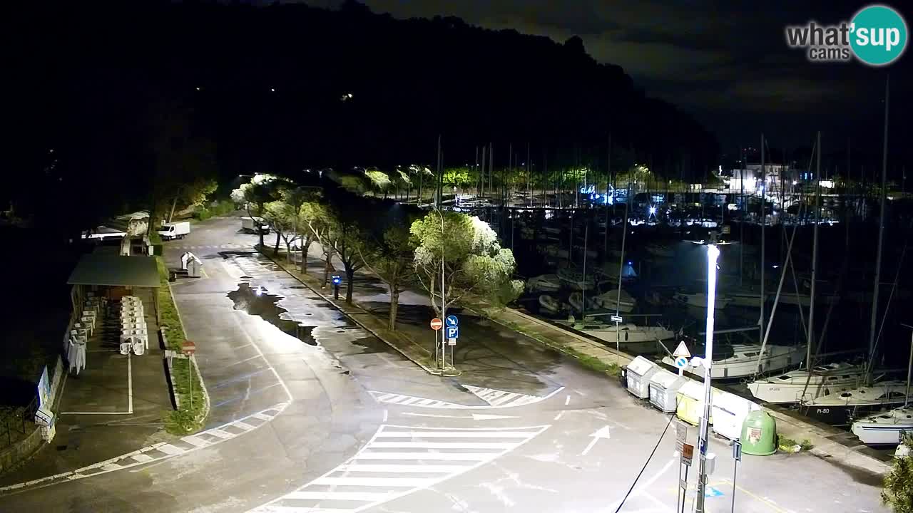Webcam Sistiana – Vista sobre la marina y la bahía