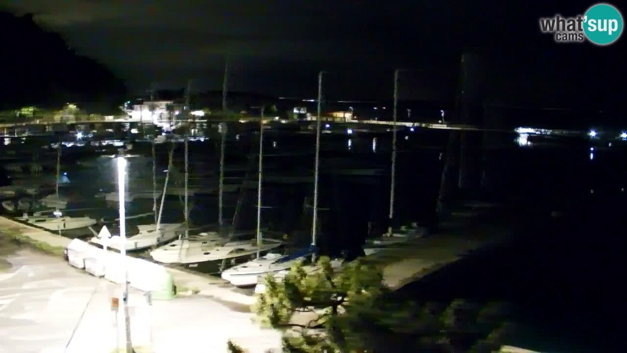 Webcam Sistiana – Vue sur la marina et la baie