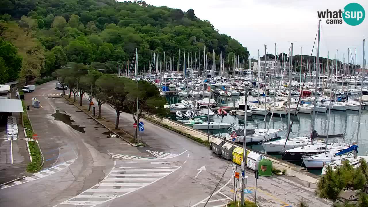 Webcam Sistiana – Vista sobre la marina y la bahía