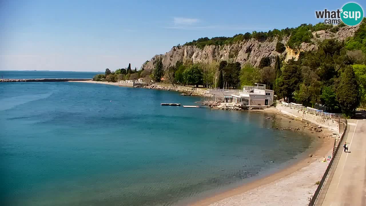 Webcam Sistiana – Vue sur la marina et la baie