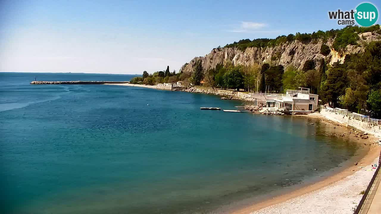 Webcam Sistiana – Blick auf Marina und Bucht