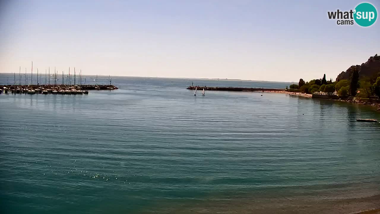 Webcam Sistiana – Blick auf Marina und Bucht