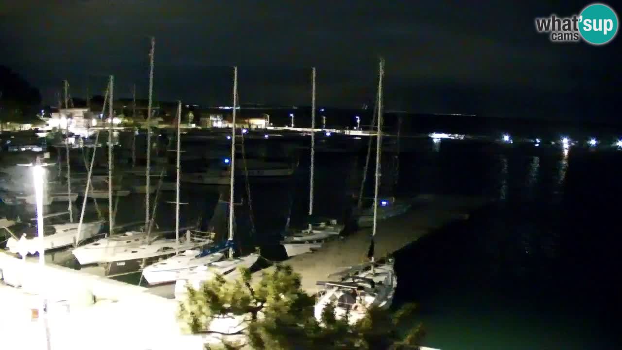 Webcam Sistiana – Pogled na marinu i zaljev