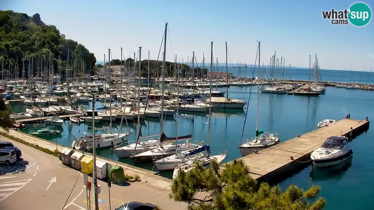 Webcam Sistiana – Blick auf Marina und Bucht