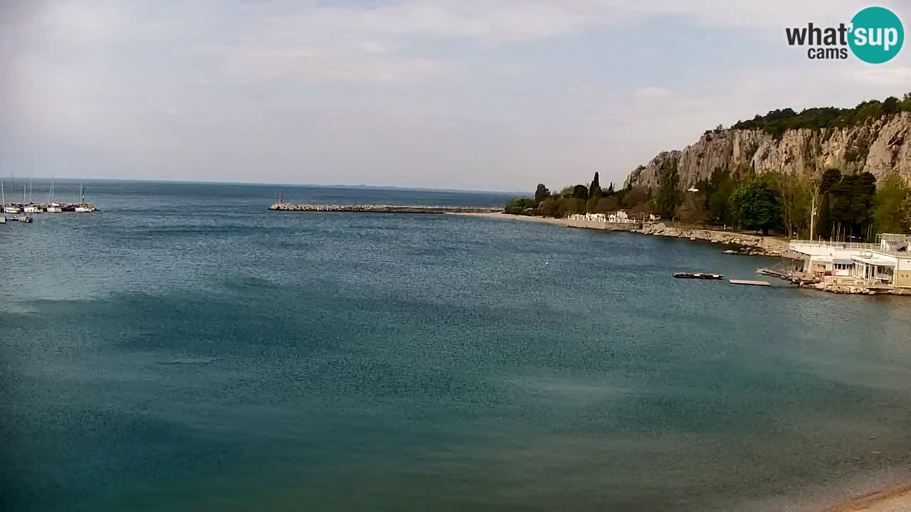 Webcam Sistiana – Vista sulla marina e sulla baia