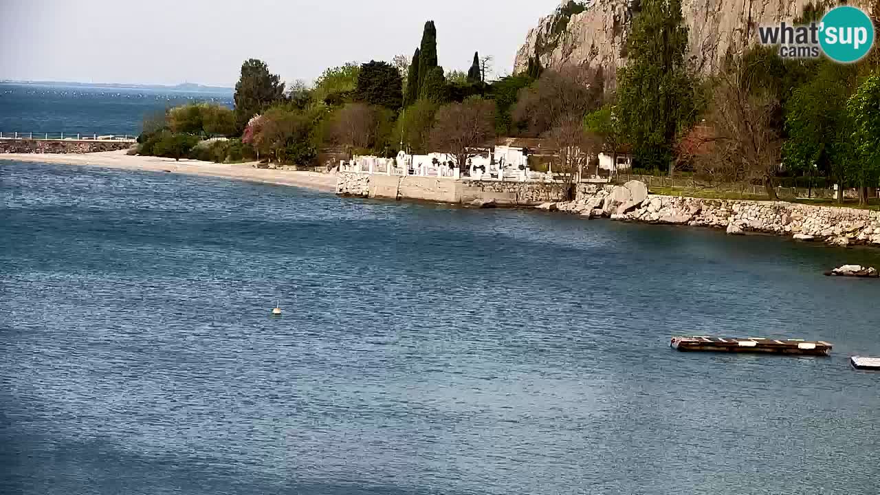 Webcam Sistiana – Vue sur la marina et la baie