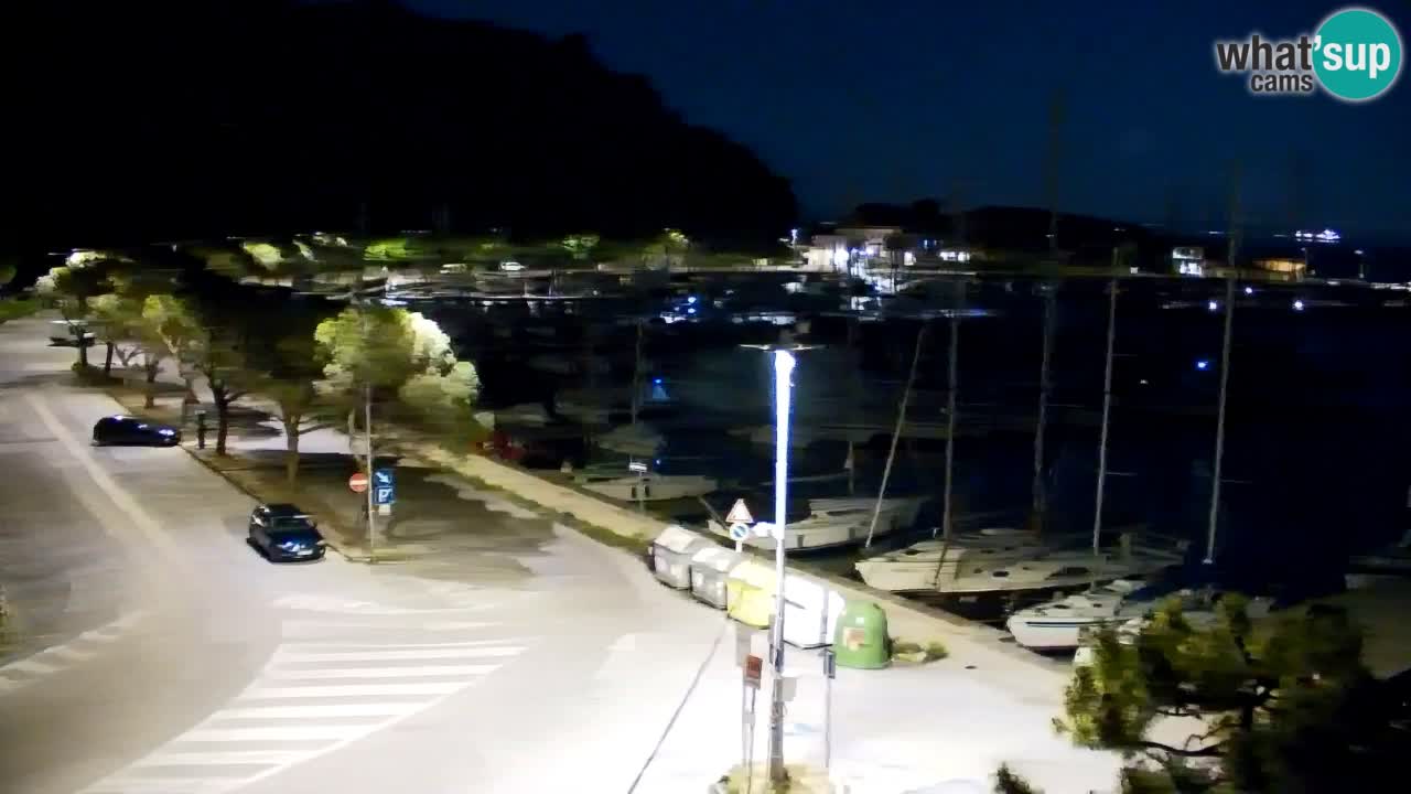 Webcam Sistiana – Vue sur la marina et la baie