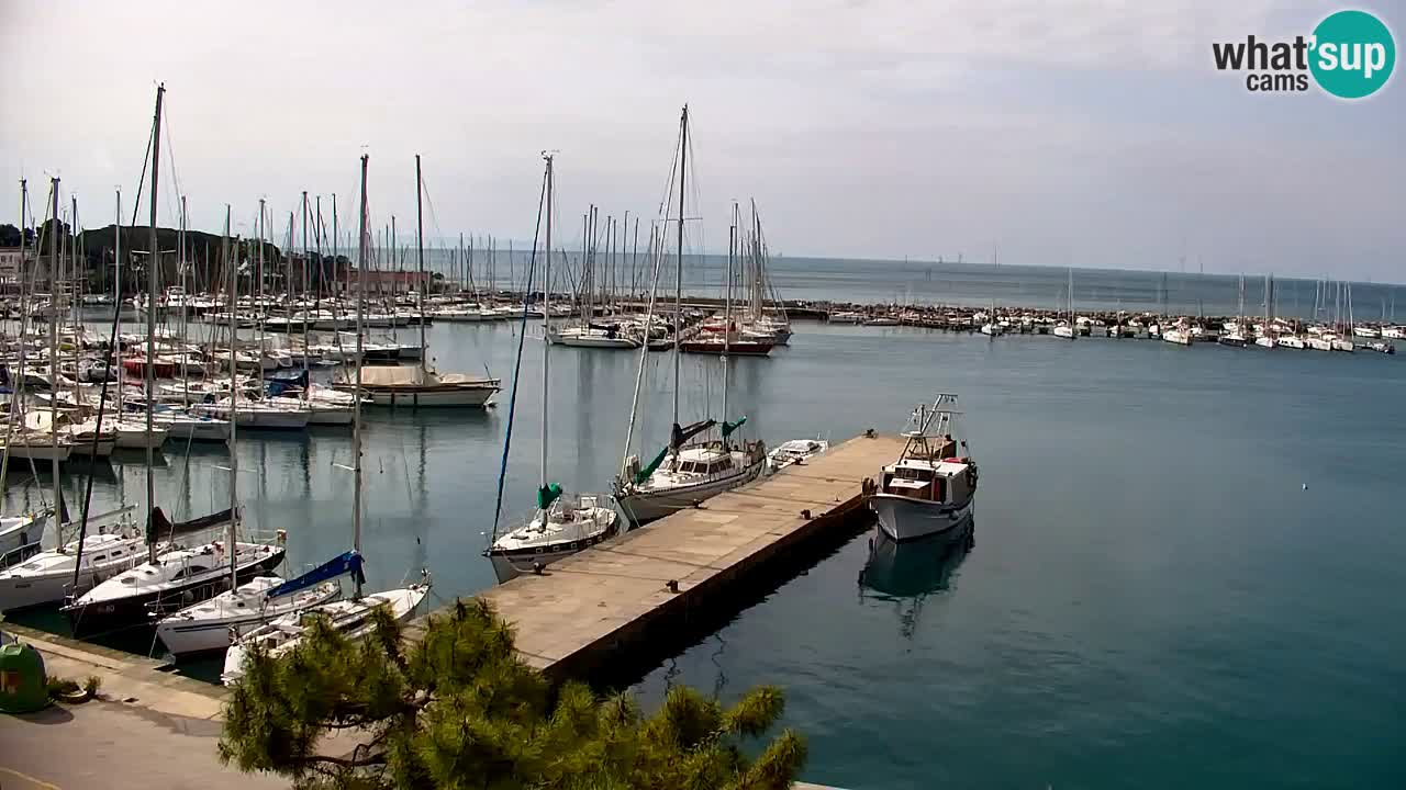 Webcam Sistiana – Blick auf Marina und Bucht