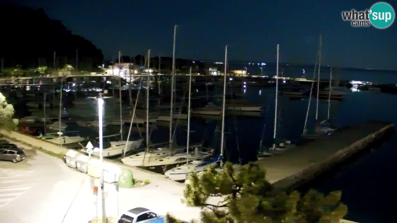 Webcam Sistiana – Vista sobre la marina y la bahía