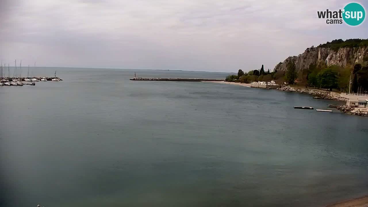 Webcam Sistiana – Blick auf Marina und Bucht