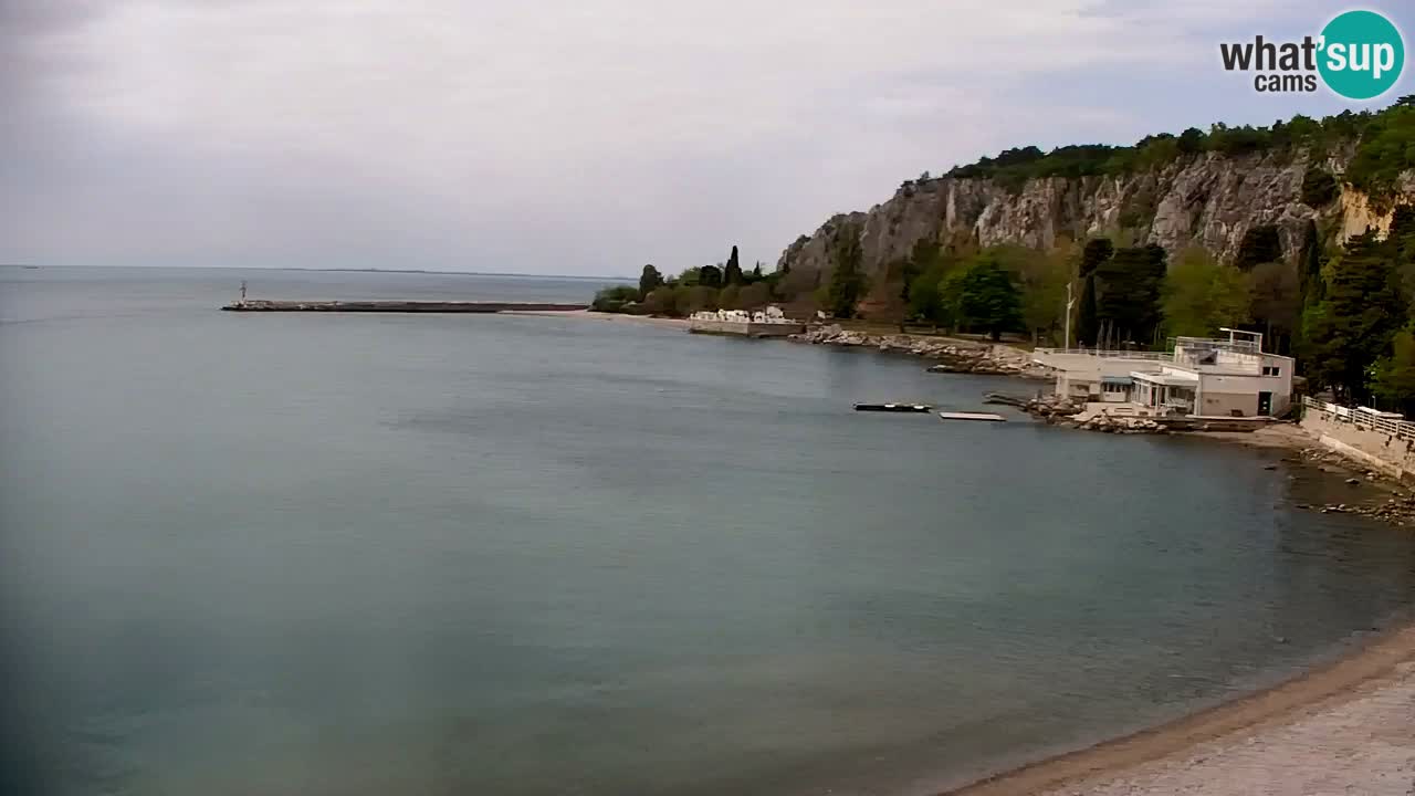 Webcam Sistiana – Vista sobre la marina y la bahía