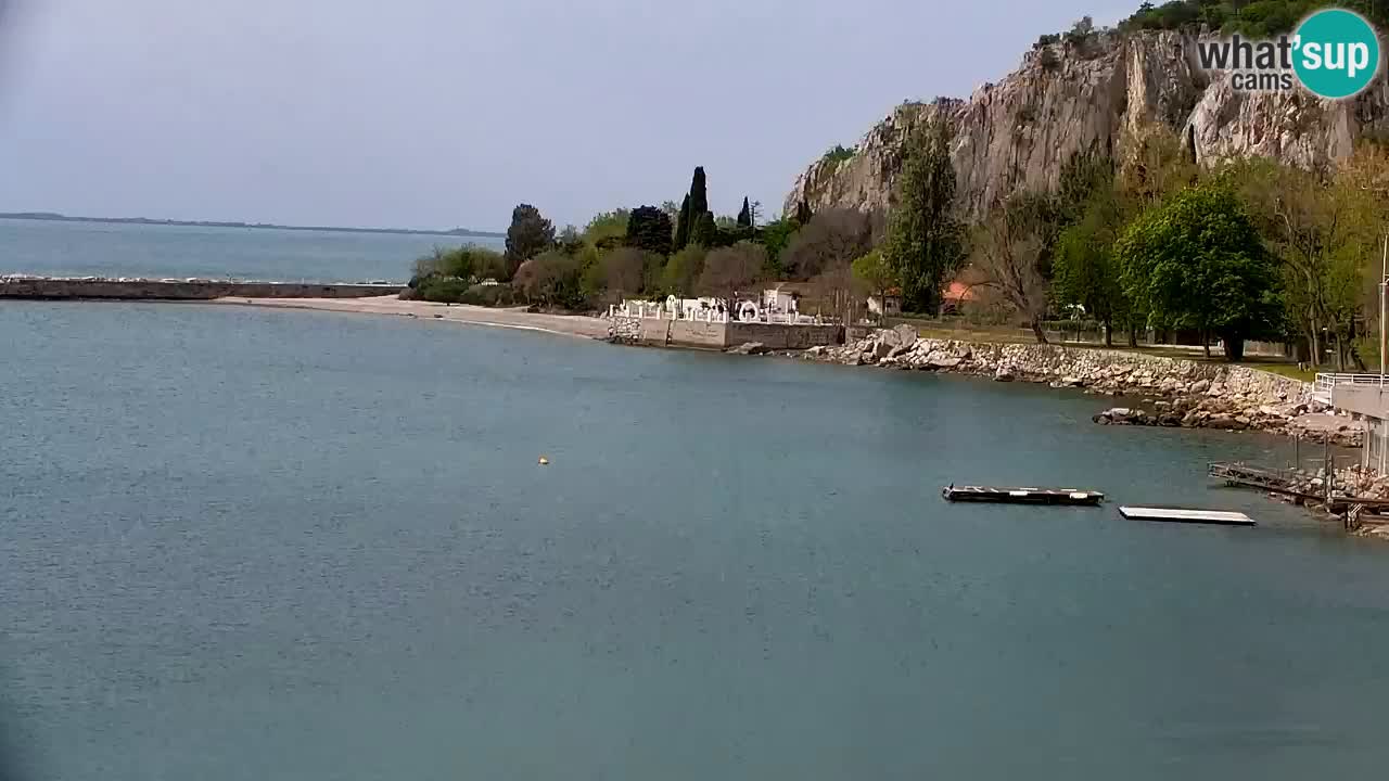 Webcam Sistiana – Pogled na marinu i zaljev