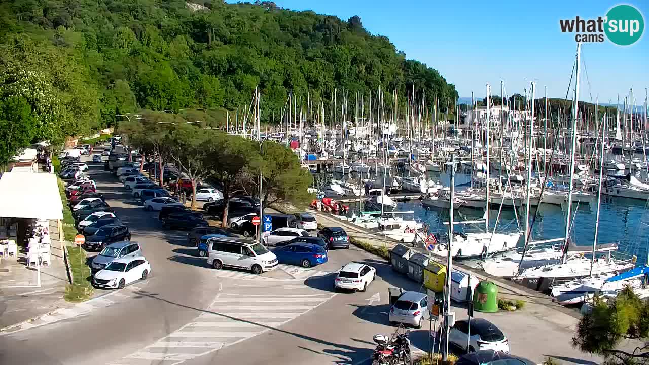 Webcam Sistiana – Vue sur la marina et la baie
