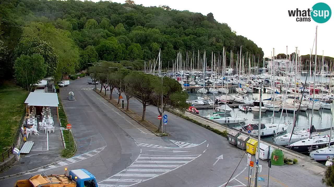 Webcam Sistiana – Vista sulla marina e sulla baia