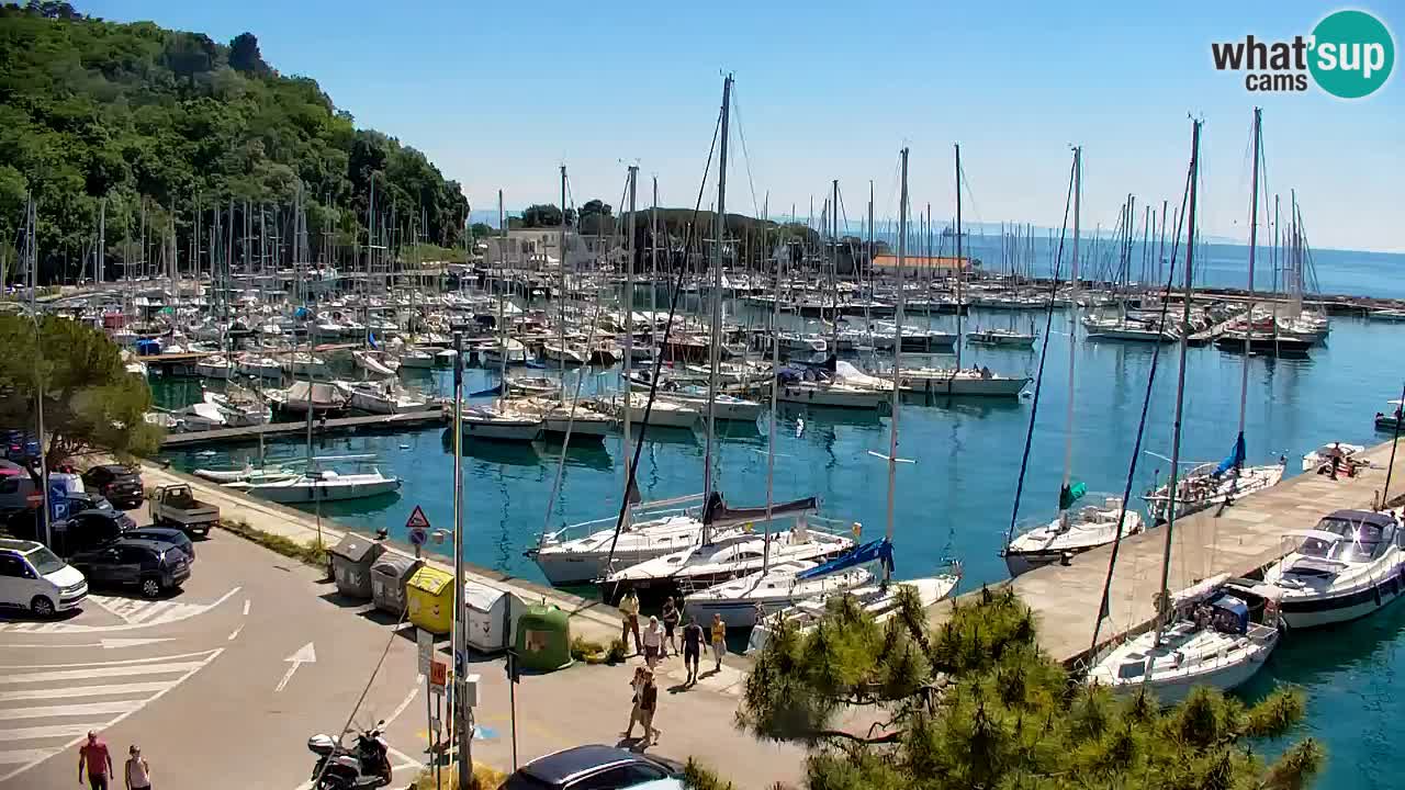Webcam Sistiana – Vista sulla marina e sulla baia