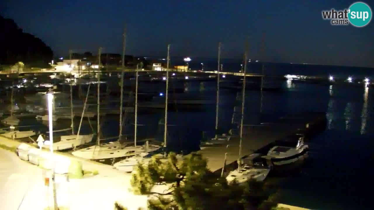 Webcam Sistiana – Vista sobre la marina y la bahía