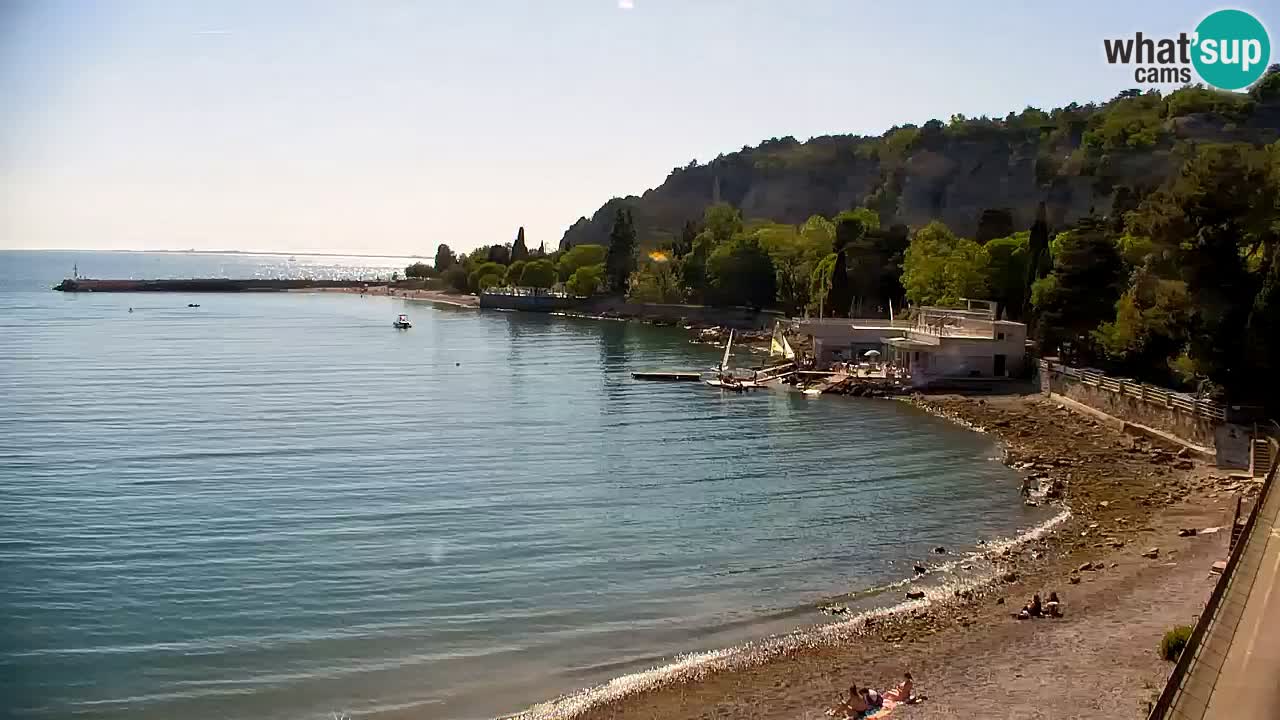 Webcam Sistiana – Blick auf Marina und Bucht