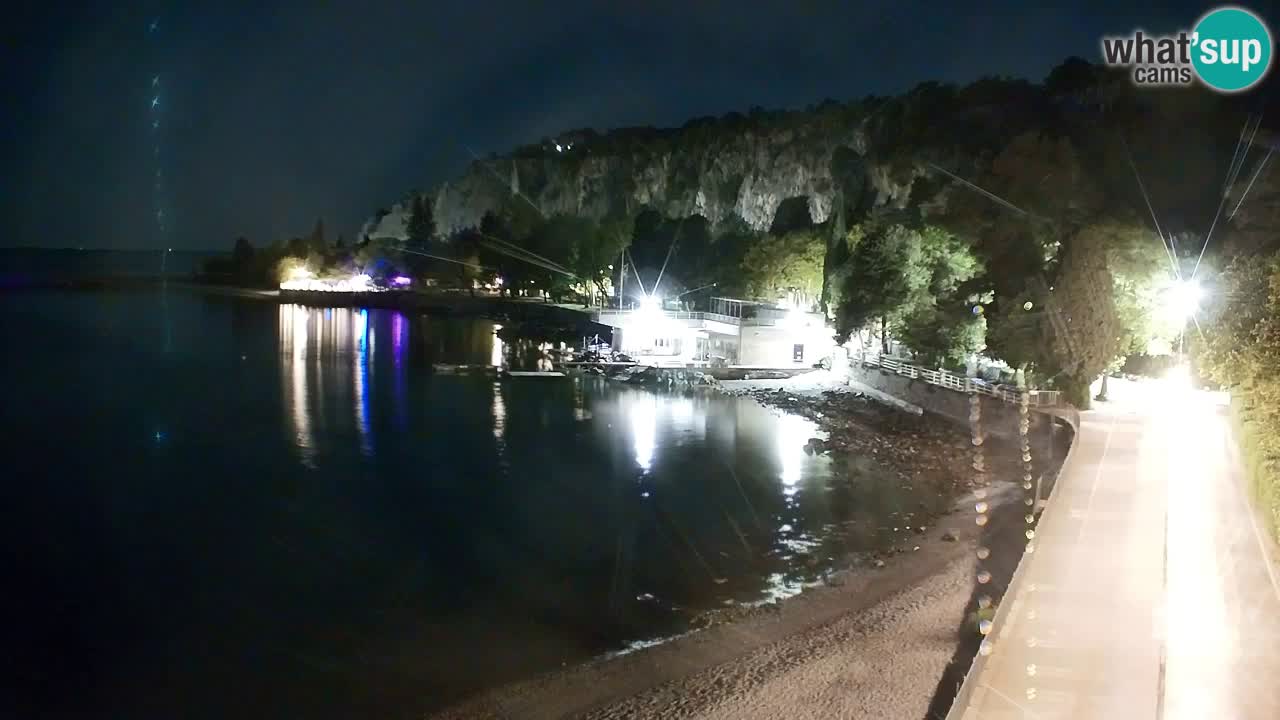 Spletna kamera Sesljan (Sistiana) – Pogled na marino in zaliv