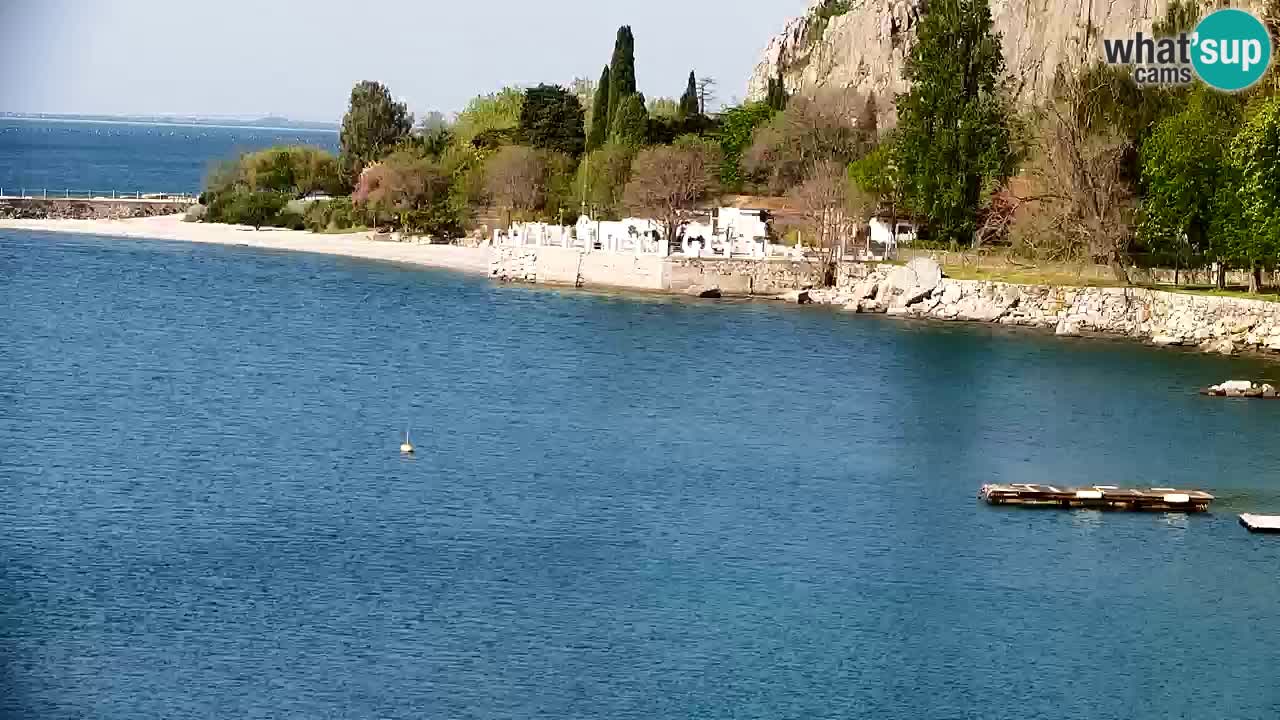 Webcam Sistiana – Vista sobre la marina y la bahía