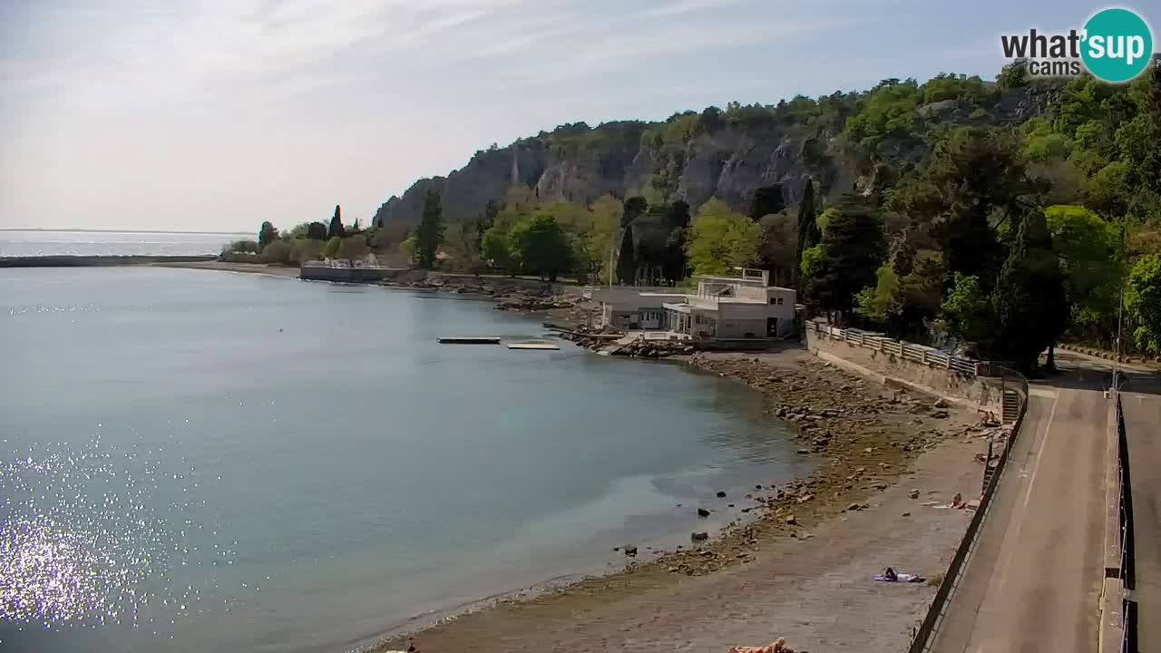 Webcam Sistiana – Blick auf Marina und Bucht