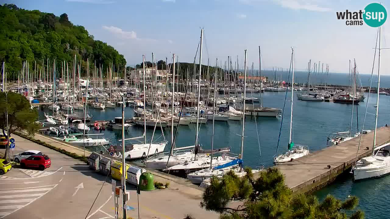 Webcam Sistiana – Blick auf Marina und Bucht