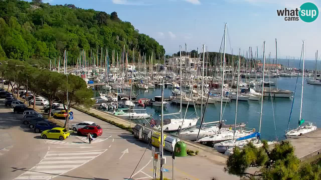 Webcam Sistiana – Blick auf Marina und Bucht
