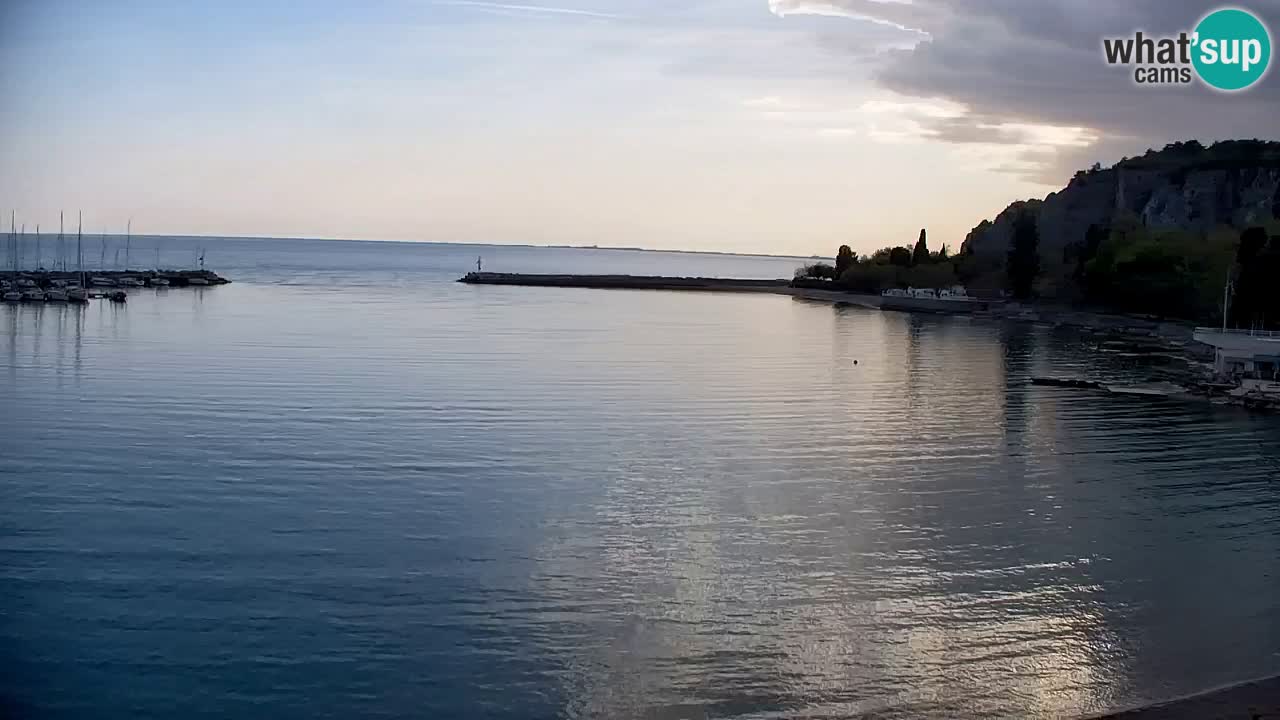 Webcam Sistiana – Blick auf Marina und Bucht