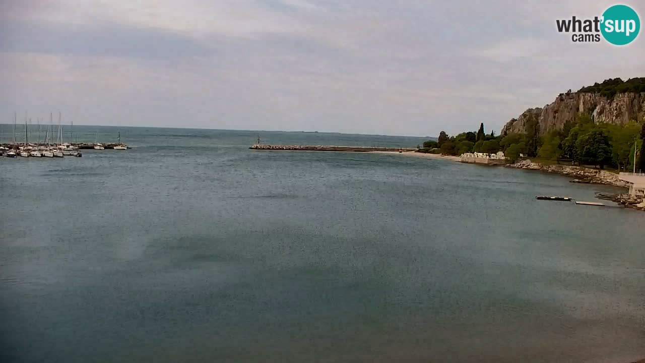 Webcam Sistiana – Blick auf Marina und Bucht