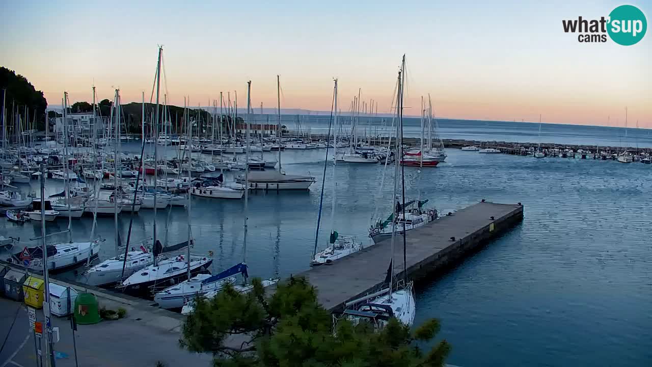 Webcam Sistiana – Vista sobre la marina y la bahía