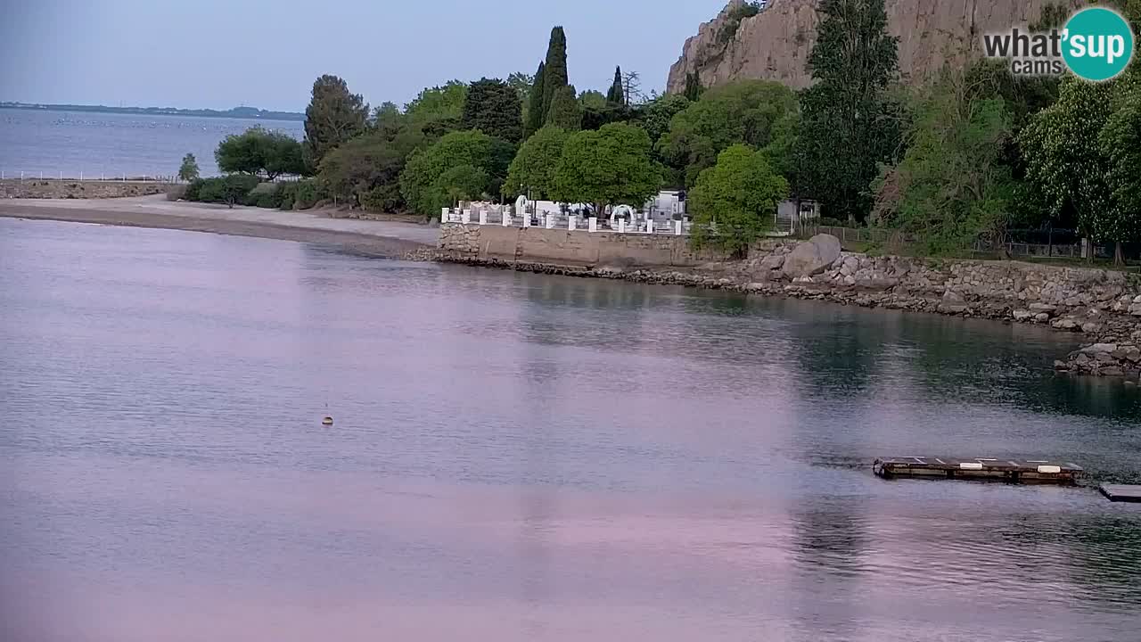 Webcam Sistiana – Vue sur la marina et la baie