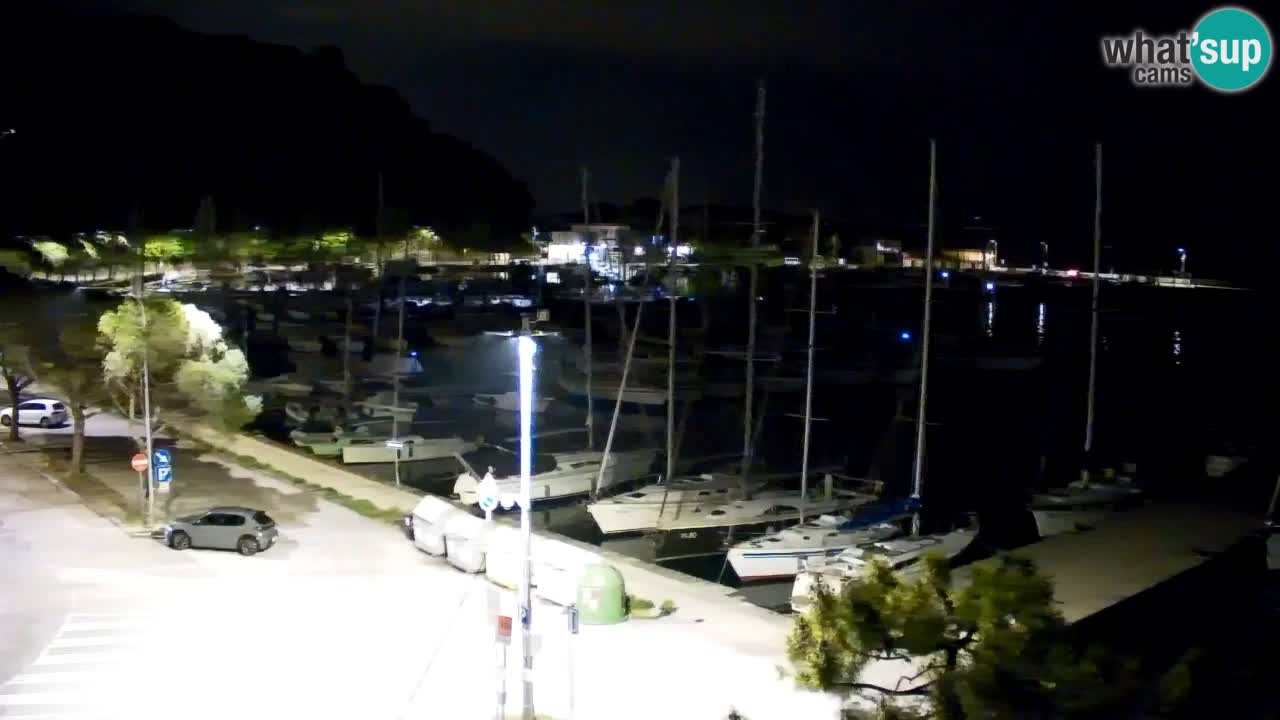 Spletna kamera Sesljan (Sistiana) – Pogled na marino in zaliv