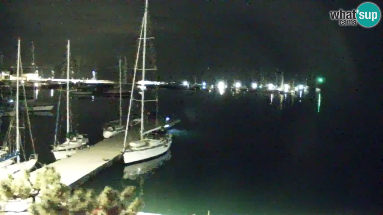 Webcam Sistiana – Vue sur la marina et la baie