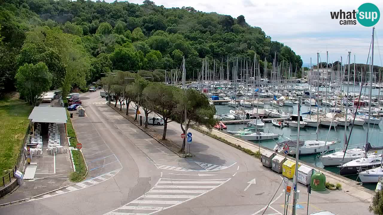 Webcam Sistiana – Blick auf Marina und Bucht