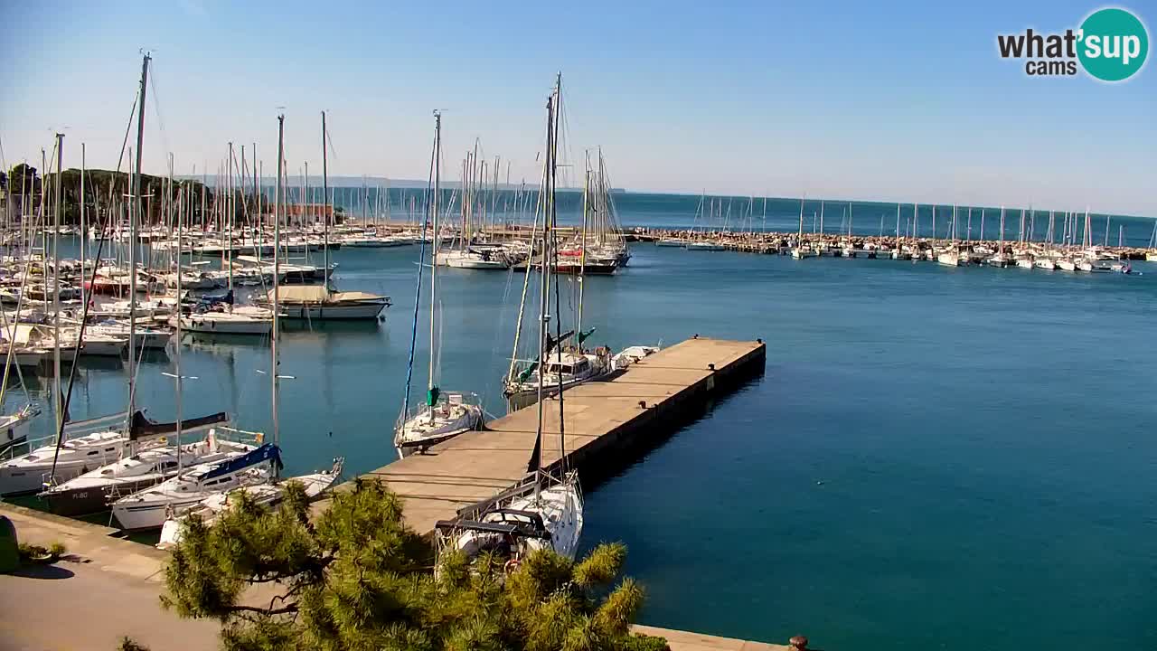 Webcam Sistiana – Blick auf Marina und Bucht