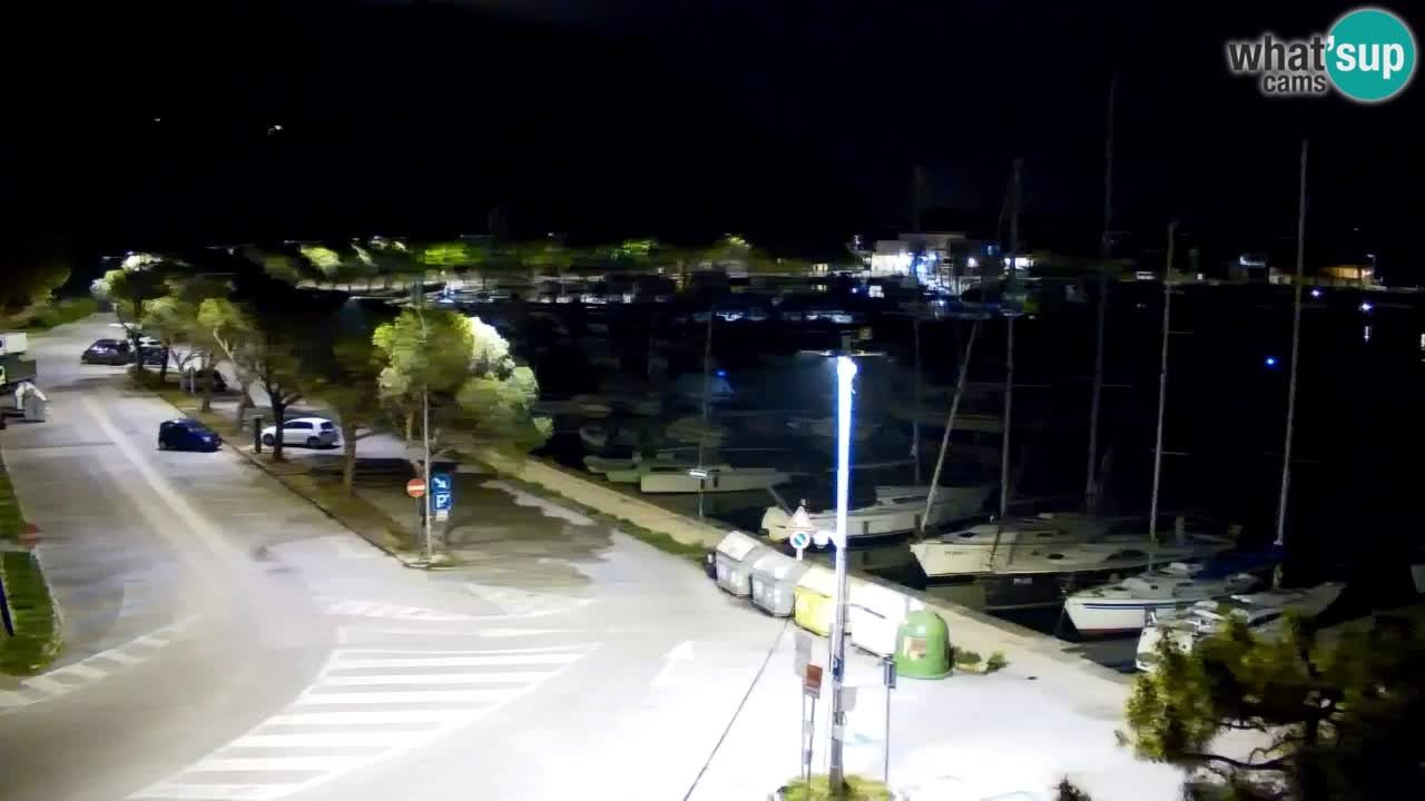 Webcam Sistiana – Vue sur la marina et la baie
