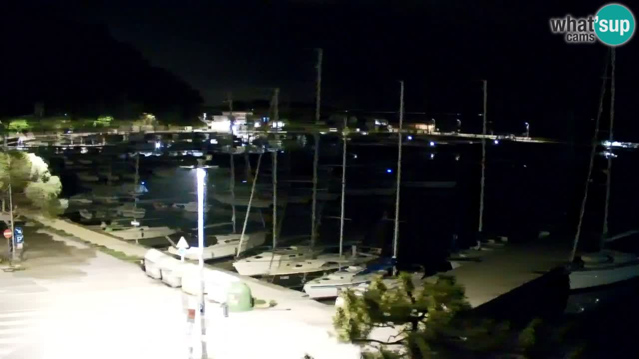 Webcam Sistiana – Pogled na marinu i zaljev