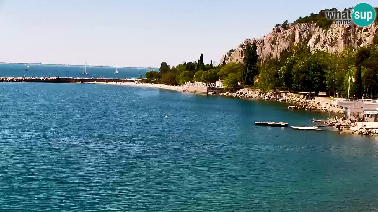 Webcam Sistiana – Vista sulla marina e sulla baia