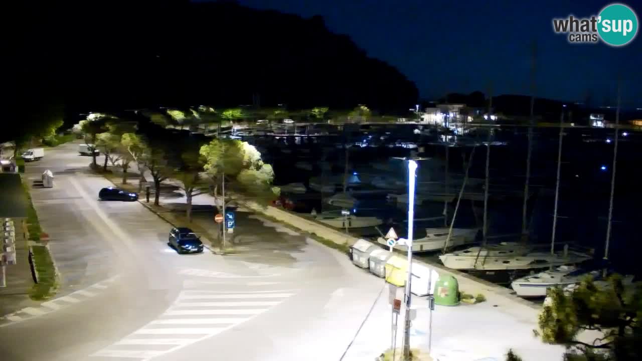 Webcam Sistiana – Vista sobre la marina y la bahía